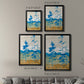 Cerulean Spruce II - Modern Framed Canvas Print