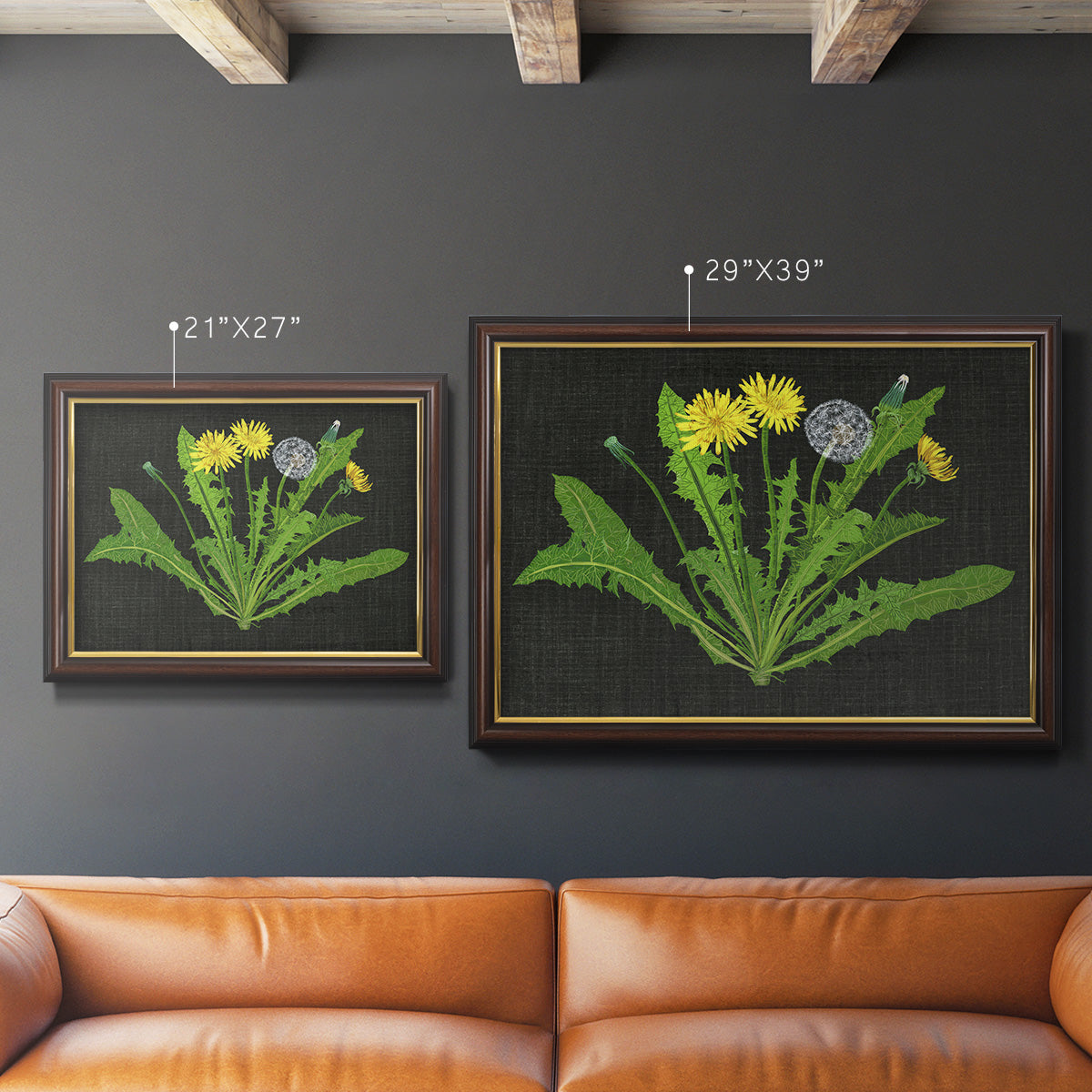 Wild Dandelion II Premium Framed Canvas- Ready to Hang