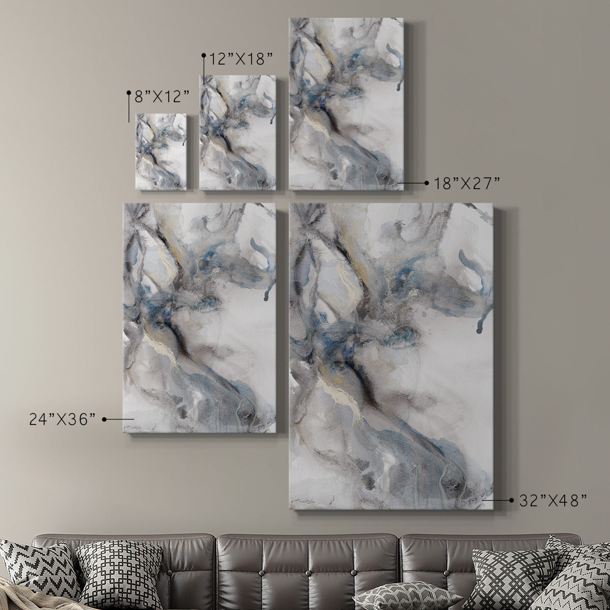 Marble Trance Premium Gallery Wrapped Canvas - Ready to Hang