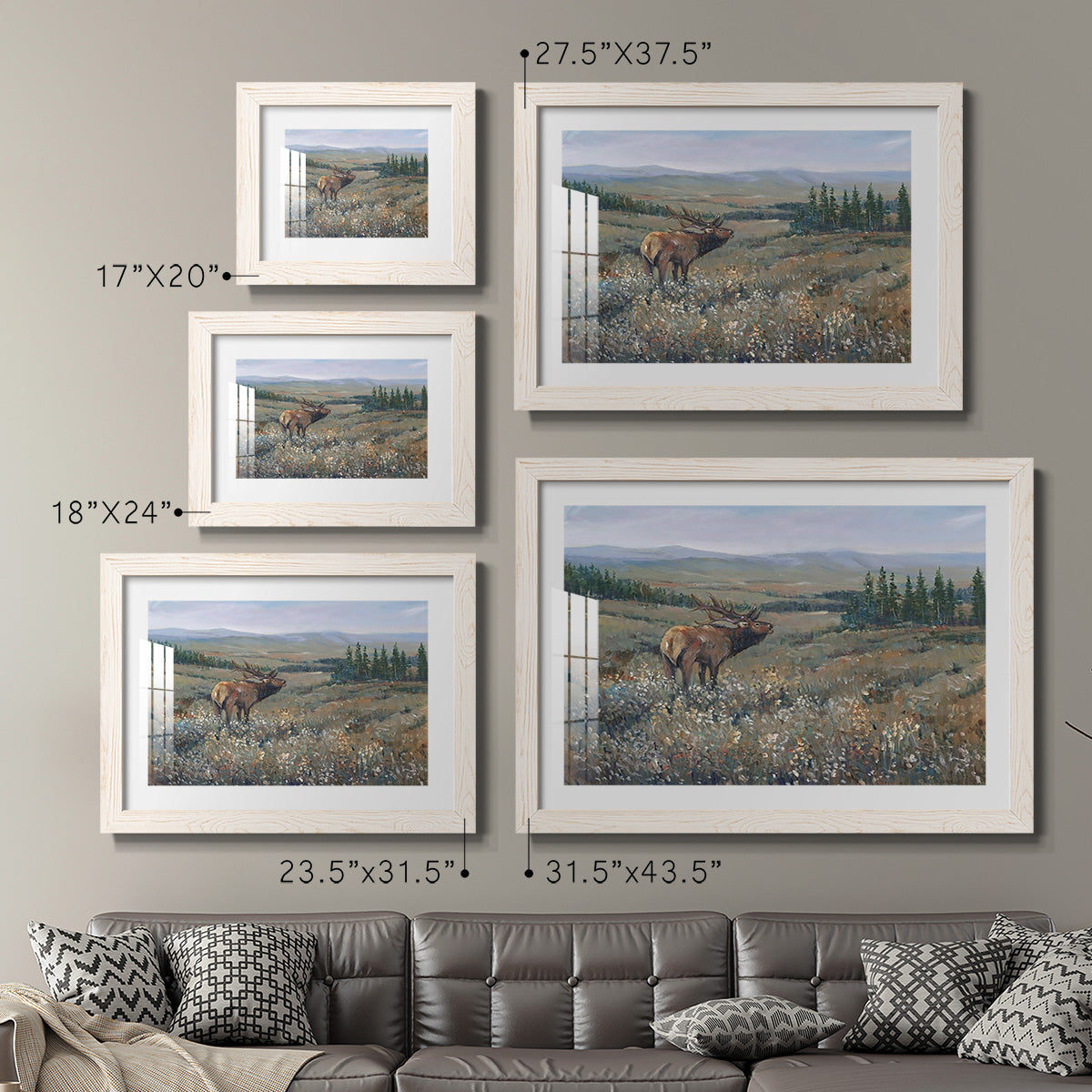Western Wildlife I - Barnwood Framed Art Print