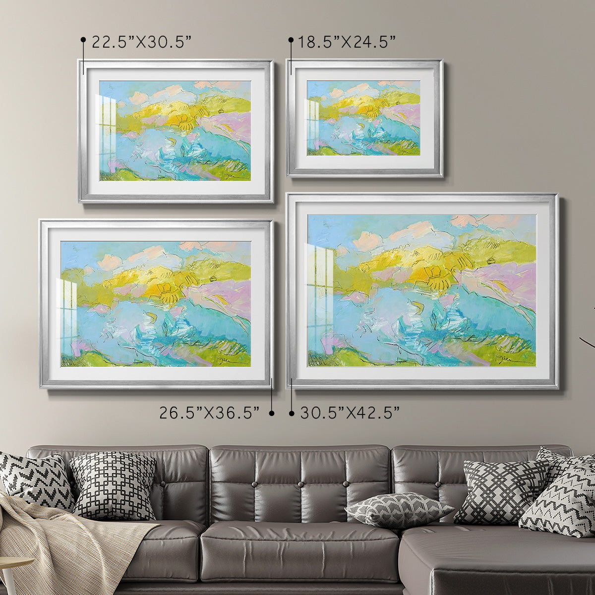 Learning to Fly Premium Framed Print - Ready to Hang