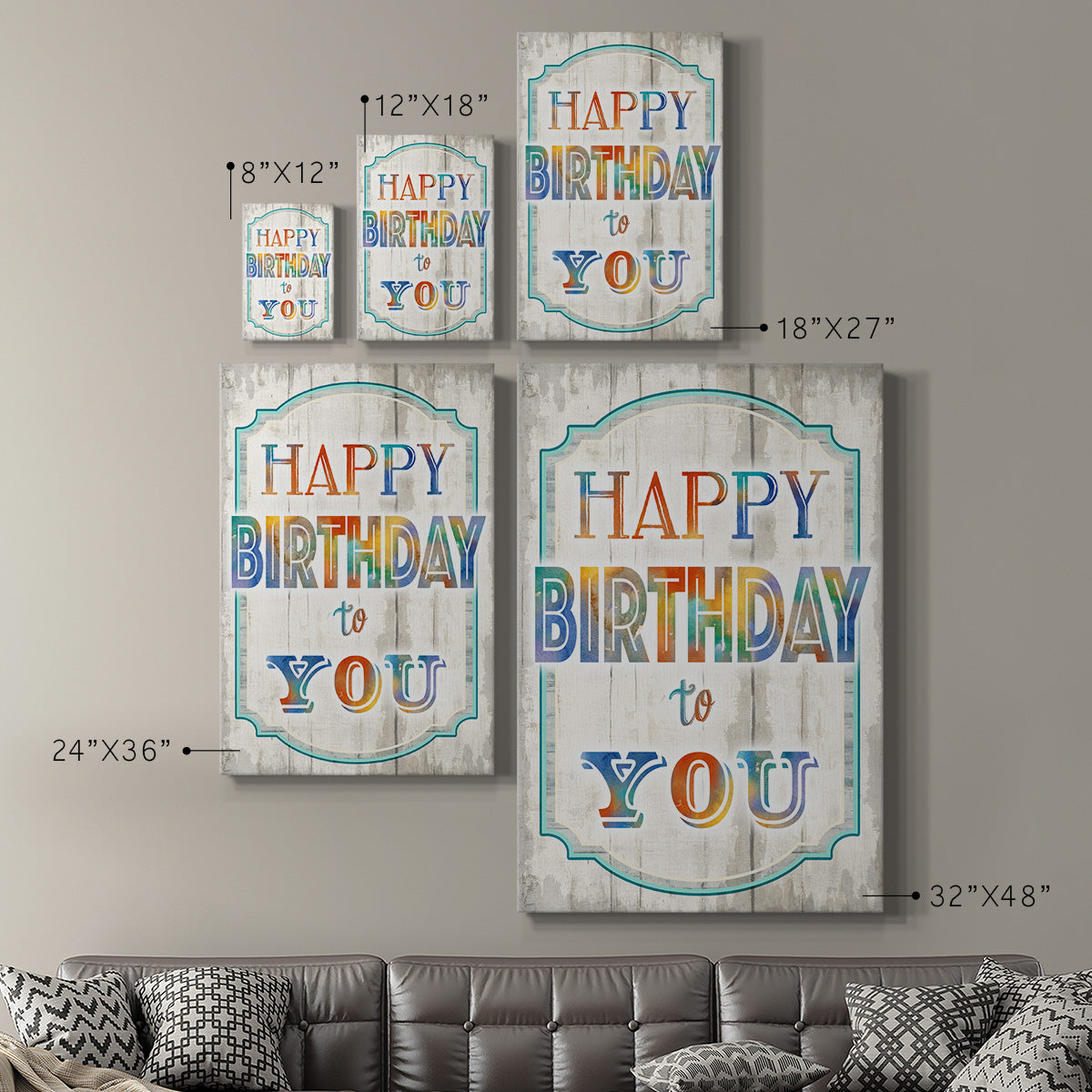 Happy Birthday to You - Canvas Art Print