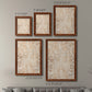 Walnut Damask I - Premium Framed Canvas 2 Piece Set - Ready to Hang