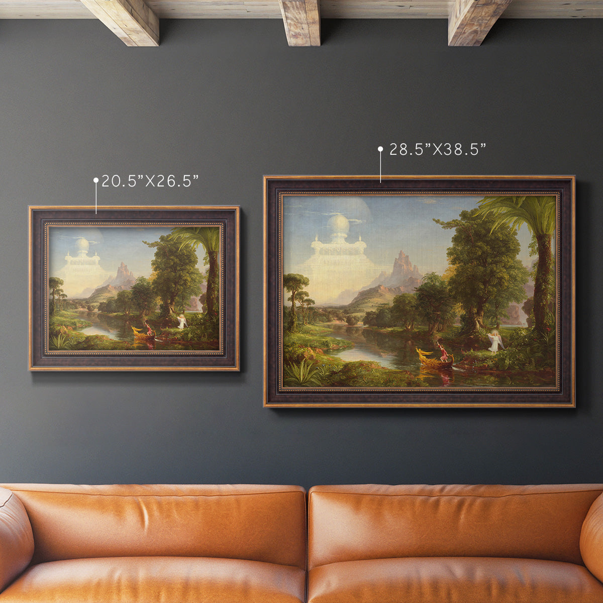 Voyage of Life: Youth - Ornate Framed Canvas Print