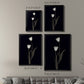 Tulip Pose II - Modern Framed Canvas Print