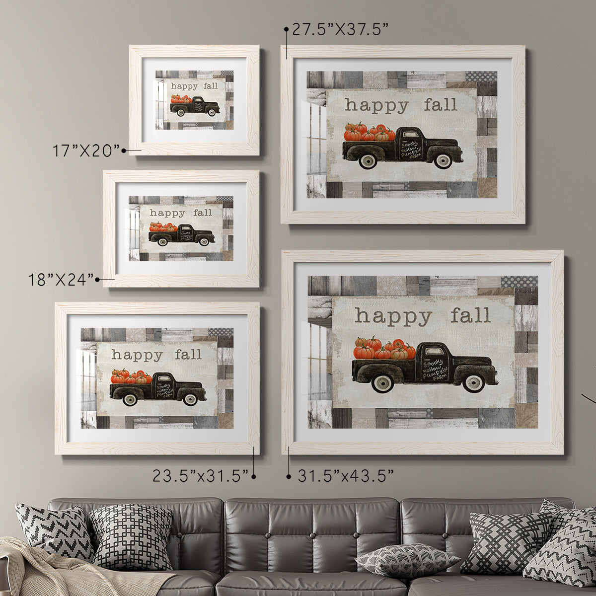 Spooky Hollow Farm - Barnwood Framed Art Print