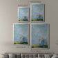 Blue Cape - Modern Framed Canvas Print