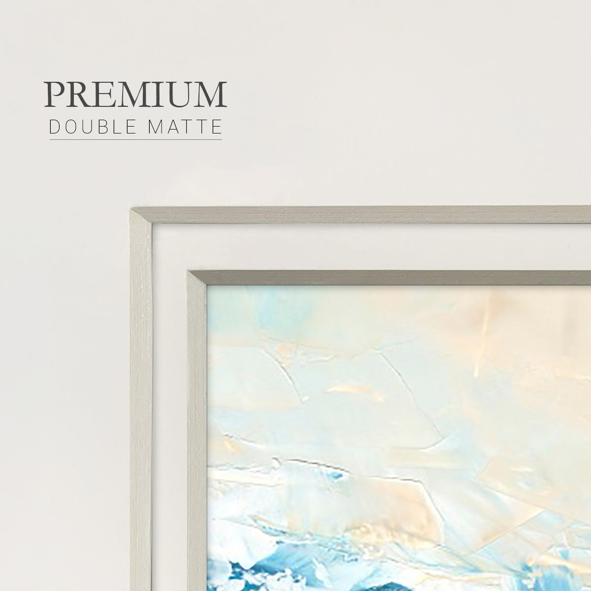 Wave after Wave III Premium Framed Print Double Matboard