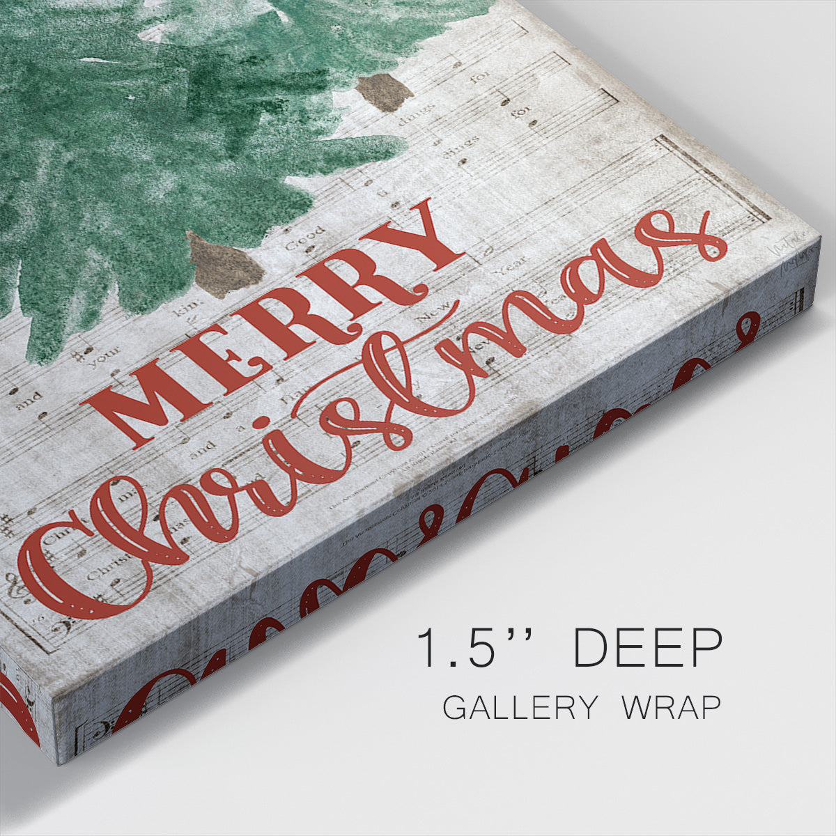 We Wish You A Merry Christmas - Gallery Wrapped Canvas