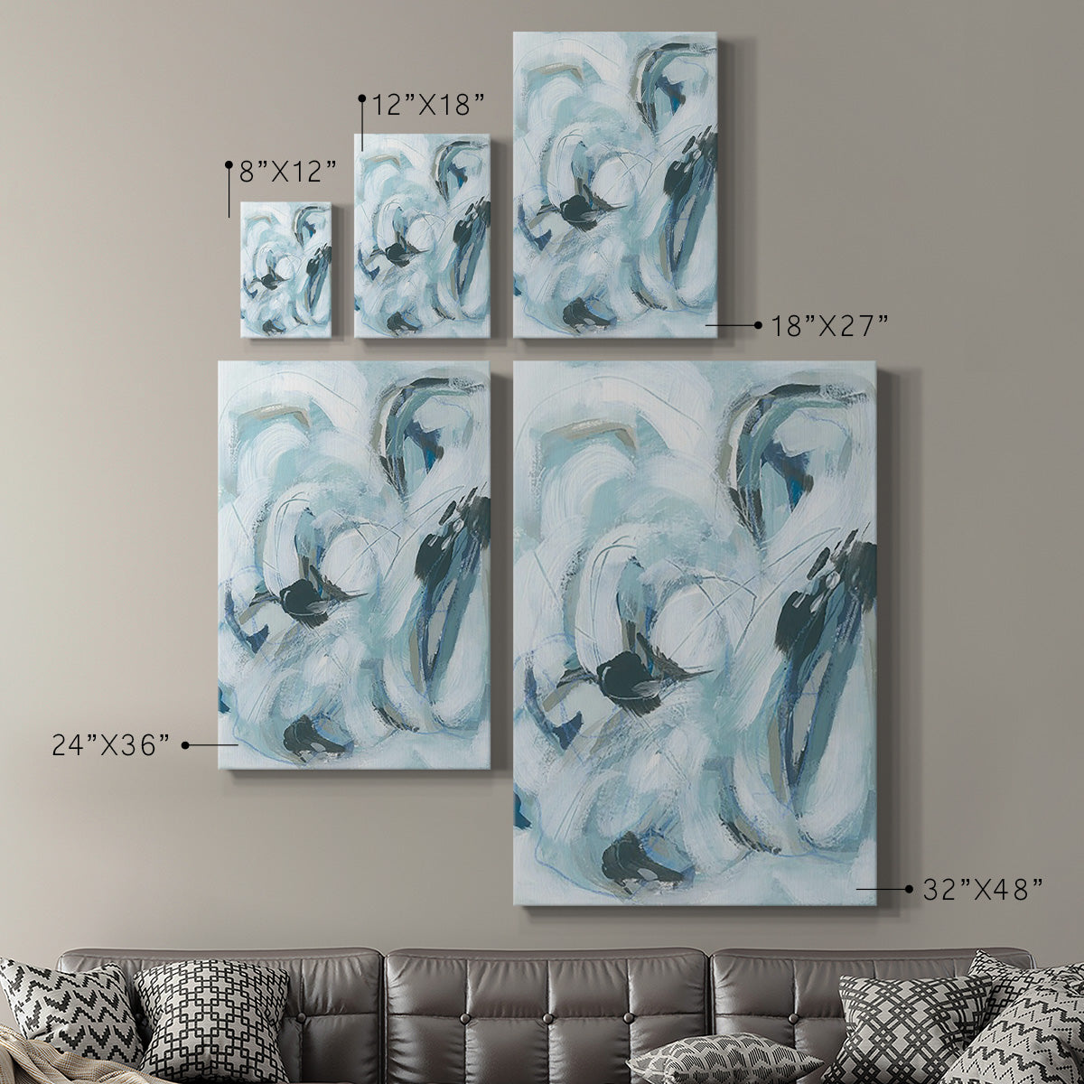 Fluid Receptor I - Canvas Art Print