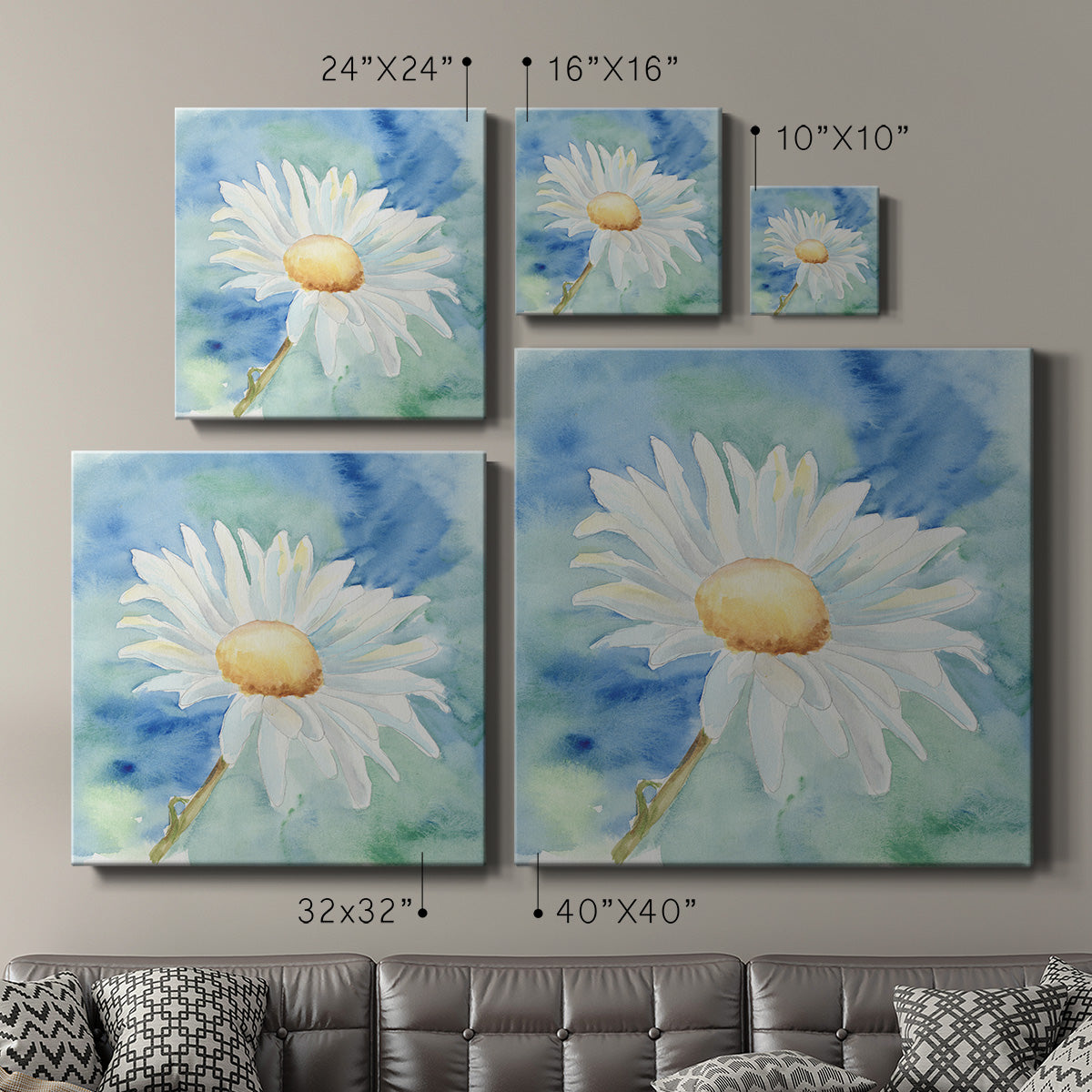 Daisy Sunshine II - Canvas Art Print