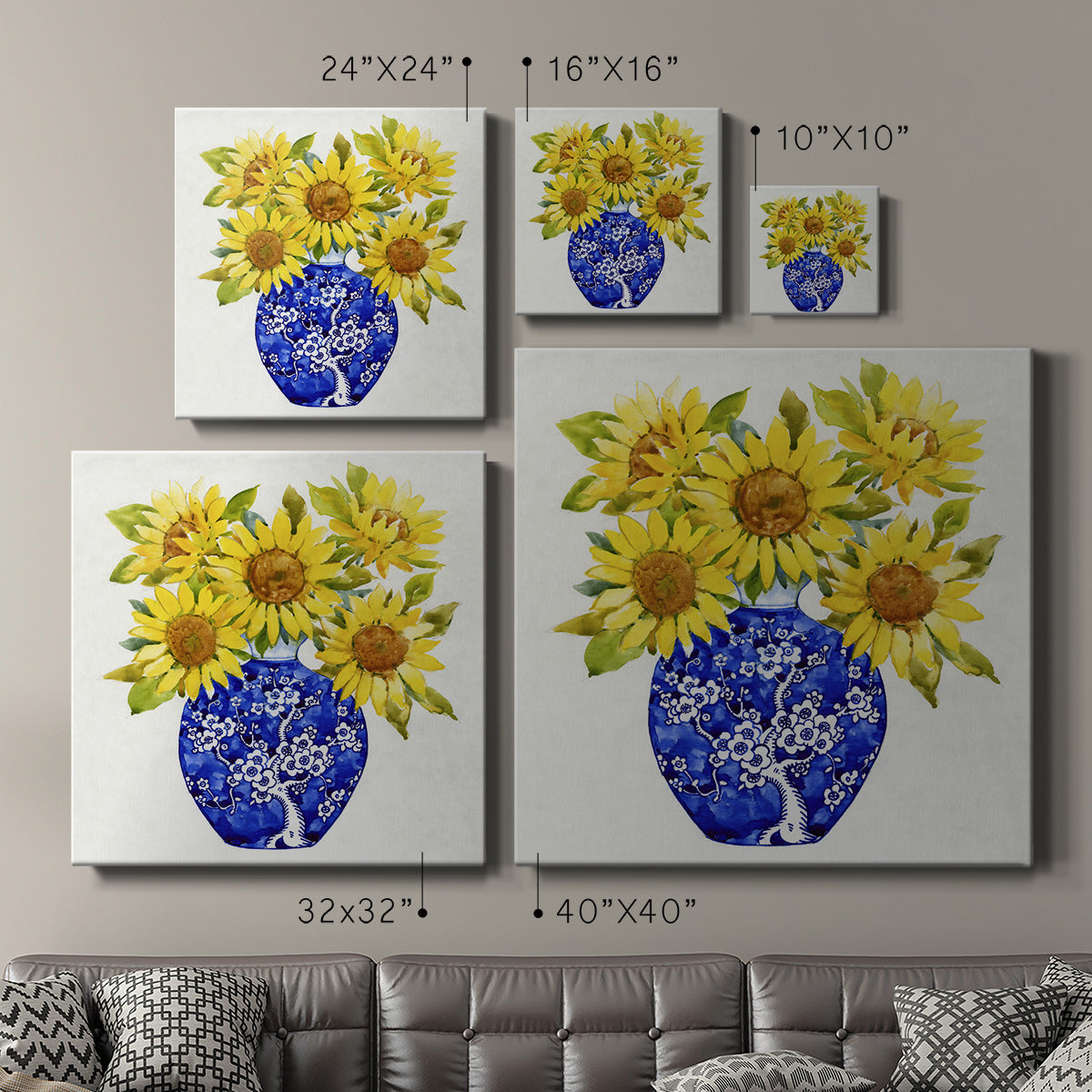 Sun Flower Still Life I - Canvas Art Print