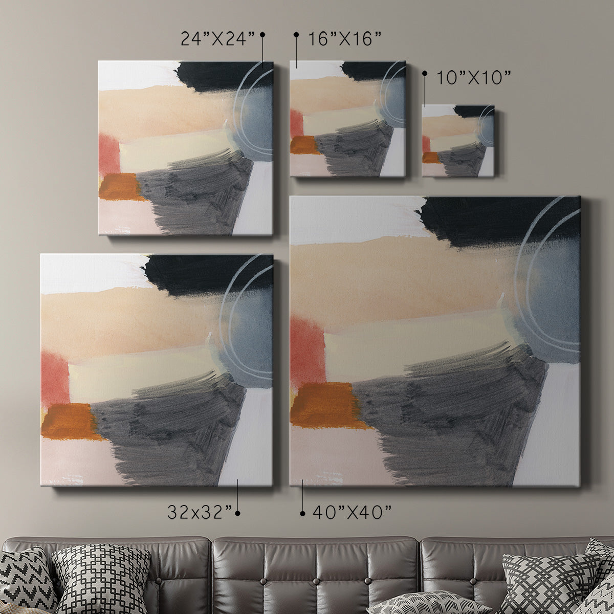 Sunset Movement III - Canvas Art Print