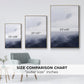 Above the Clouds - Floater Framed Canvas Print