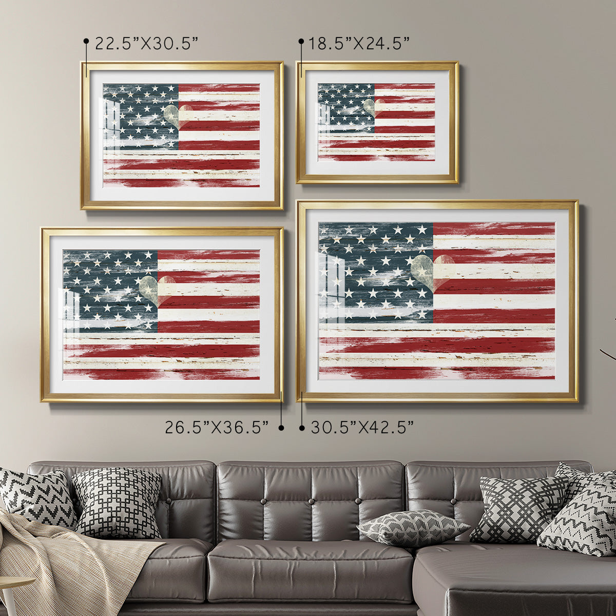 Heart of America Premium Framed Print - Ready to Hang