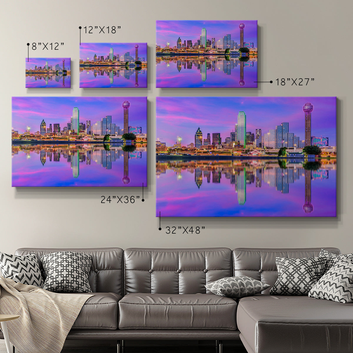 Dallas, Texas, USA - Canvas Art Print