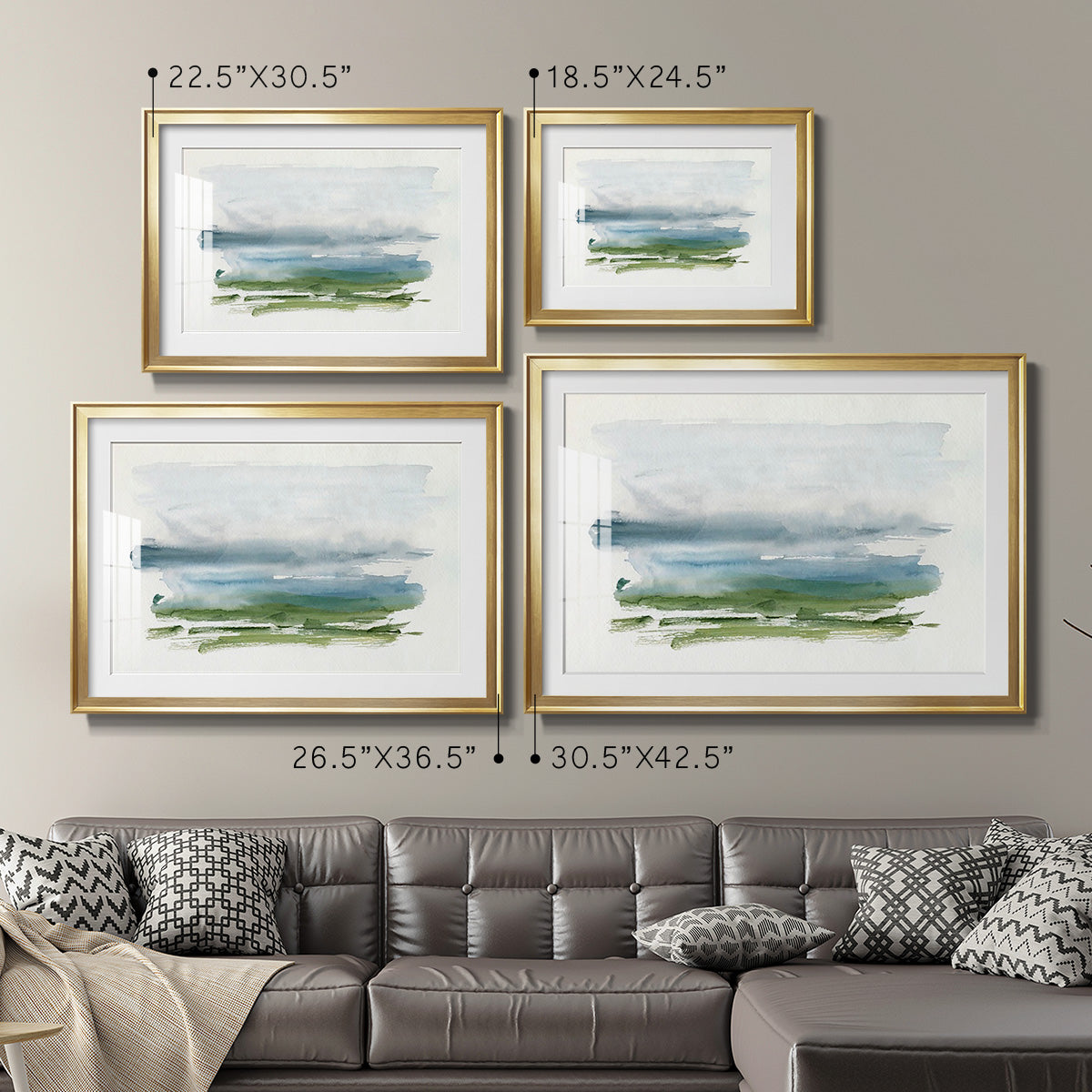 Coastline Splash III Premium Framed Print - Ready to Hang