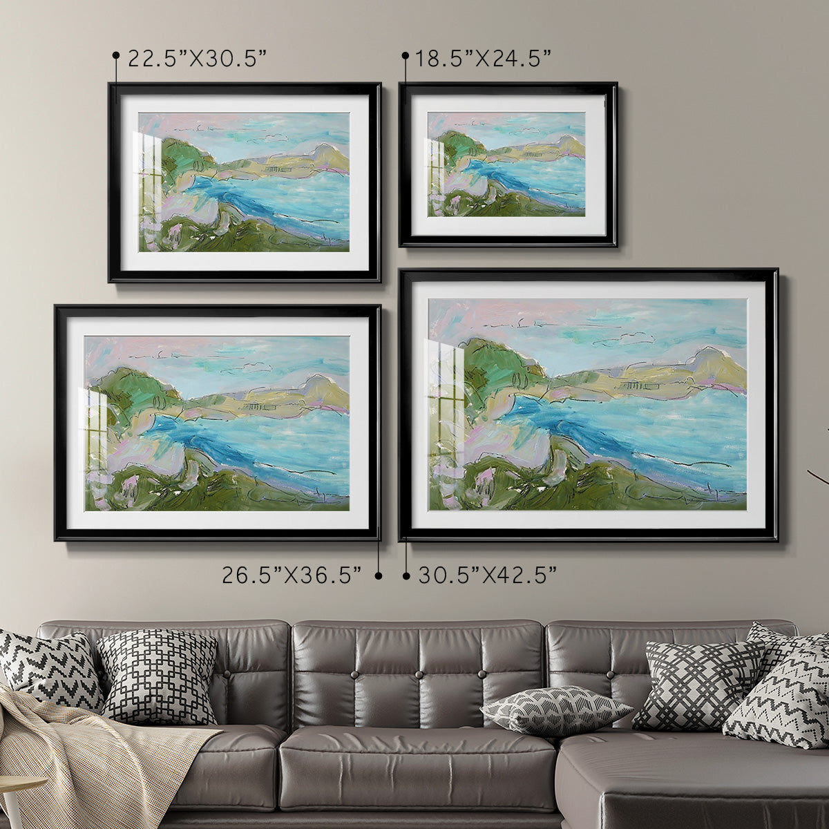 Landing Strip Premium Framed Print - Ready to Hang