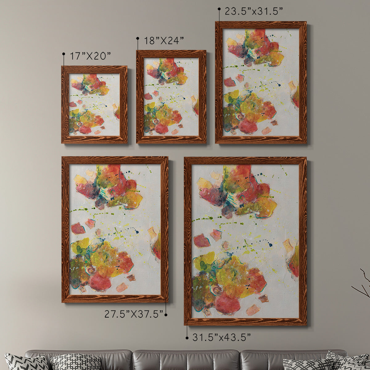 Attracting Love I - Premium Framed Canvas 2 Piece Set - Ready to Hang