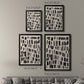 Chalk and Flint III - Modern Framed Canvas Print