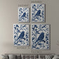 Bluebird Silhouette I - Modern Framed Canvas Print