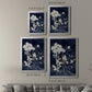 Indigo Botanical II Revisited - Modern Framed Canvas Print