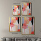 Aerial Scarlet I - Modern Framed Canvas Print