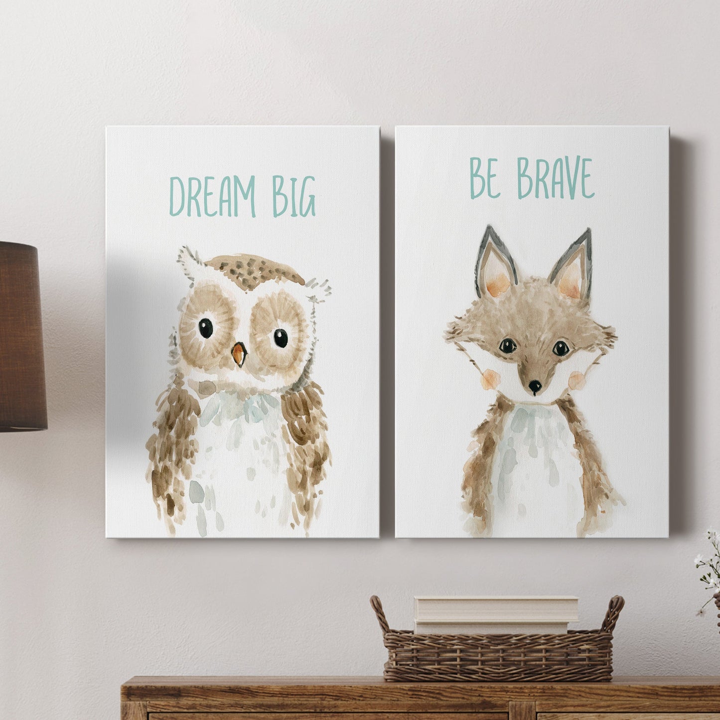 Dream Big Owl Premium Gallery Wrapped Canvas - Ready to Hang