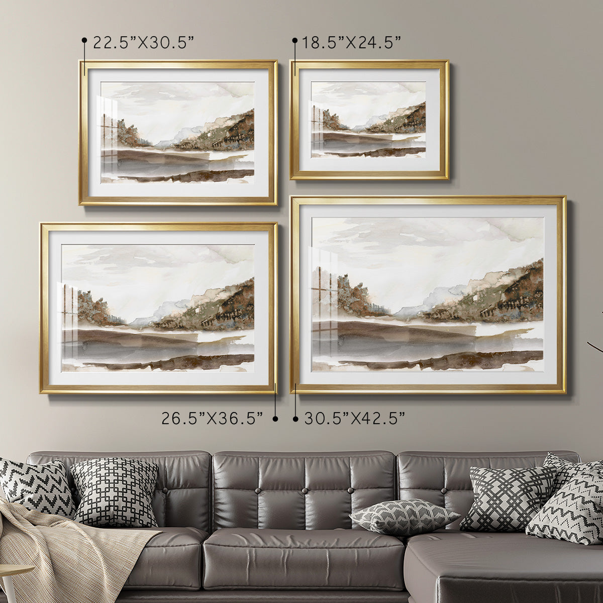 Mountain Time Premium Framed Print - Ready to Hang