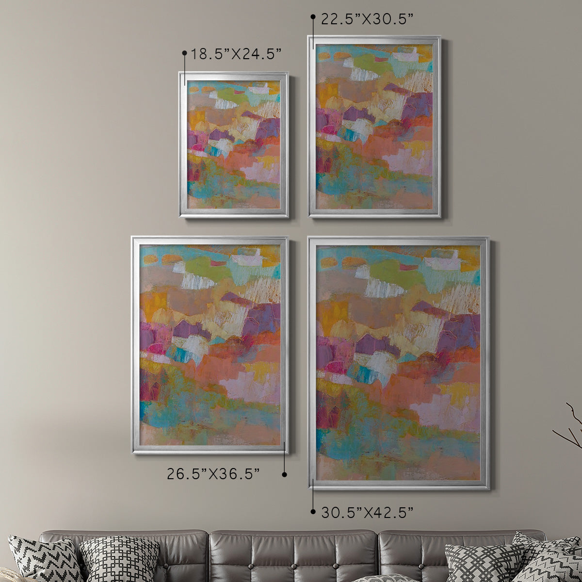 Kindill II - Modern Framed Canvas Print