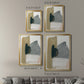 Marble Block Symmetry II - Modern Framed Canvas Print