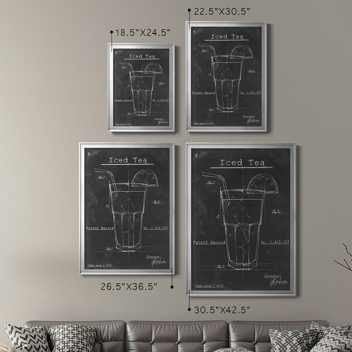 Morning Routine III - Modern Framed Canvas Print