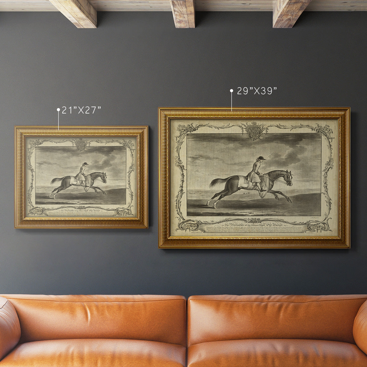 Distinguished Horses I Premium Framed Canvas- Ready to Hang