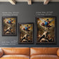 The Fall of the Rebel Angels - Ornate Framed Canvas Print