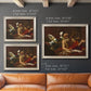 Classical religious painting of Saint Jerome with an angel by Simon Vouet in an ornate champagne frame shown in multiple size options.
