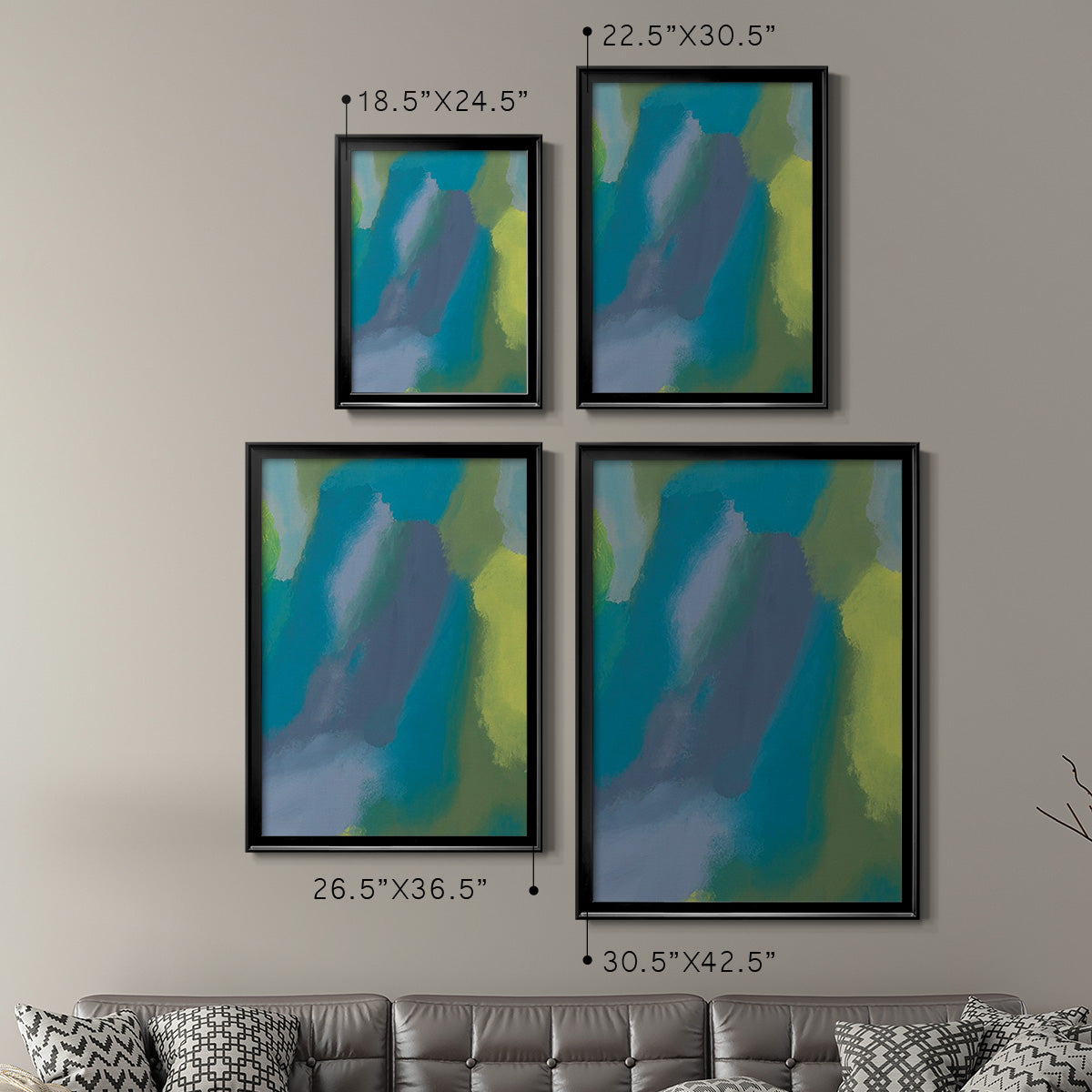 Lost in Memories I - Modern Framed Canvas Print