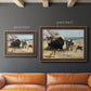 Impressionist nautical work scene by Édouard Manet in an ornate bronzed mahogany wood frame shown in multiple size options.