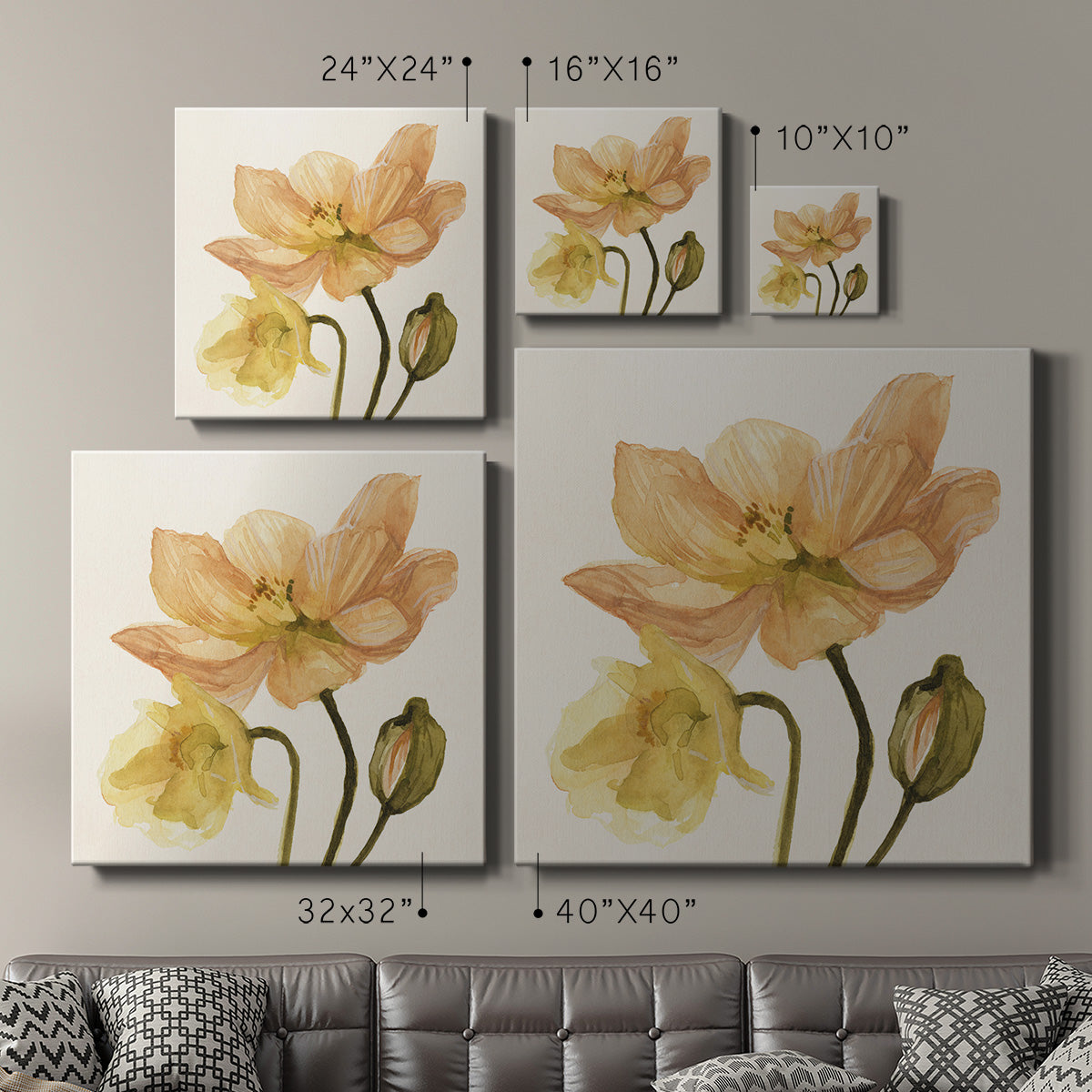 Highpoint Poppies II - Canvas Art Print