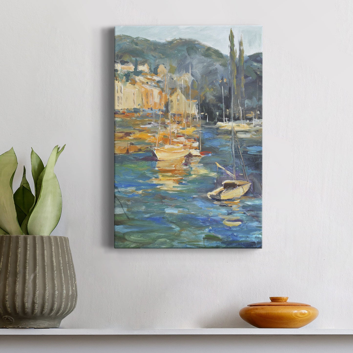 Harbor Side I Premium Gallery Wrapped Canvas - Ready to Hang