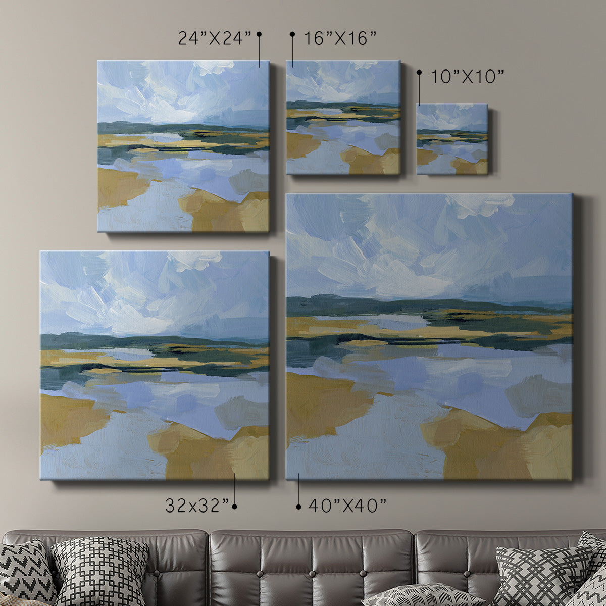 Seaside Mire I - Canvas Art Print