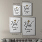 All Things Possible Gold - Modern Framed Canvas Print