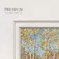 Autumn Trees Premium Framed Print Double Matboard