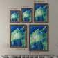 Geometric in Cool V - Premium Framed Canvas 2 Piece Set - Ready to Hang