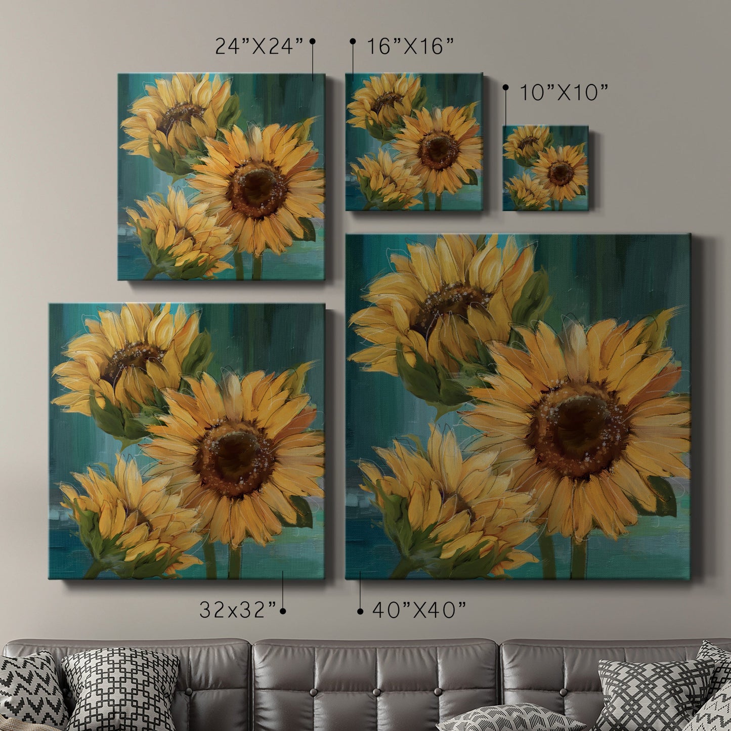 Sunflowers III - Canvas Art Print