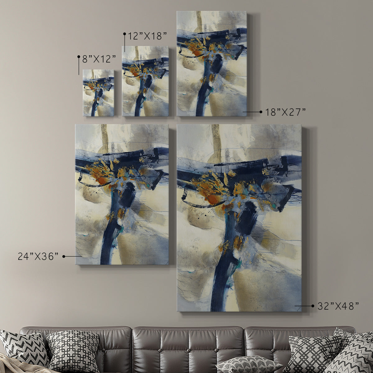 Blast Premium Gallery Wrapped Canvas - Ready to Hang