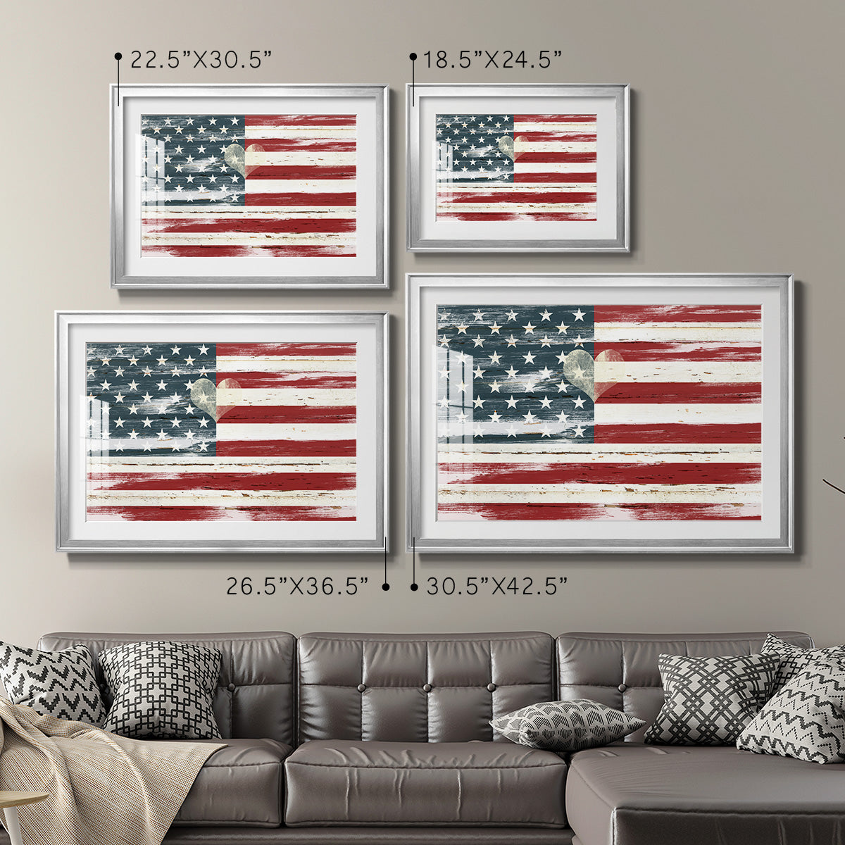 Heart of America Premium Framed Print - Ready to Hang