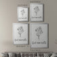 Find Your Roots Sketch - Modern Framed Canvas Print