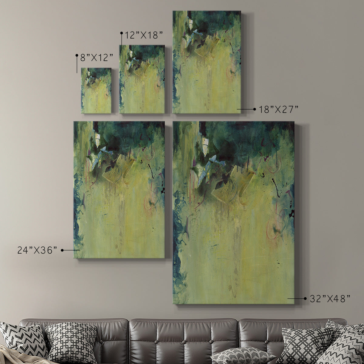 Paradise Falls I Premium Gallery Wrapped Canvas - Ready to Hang