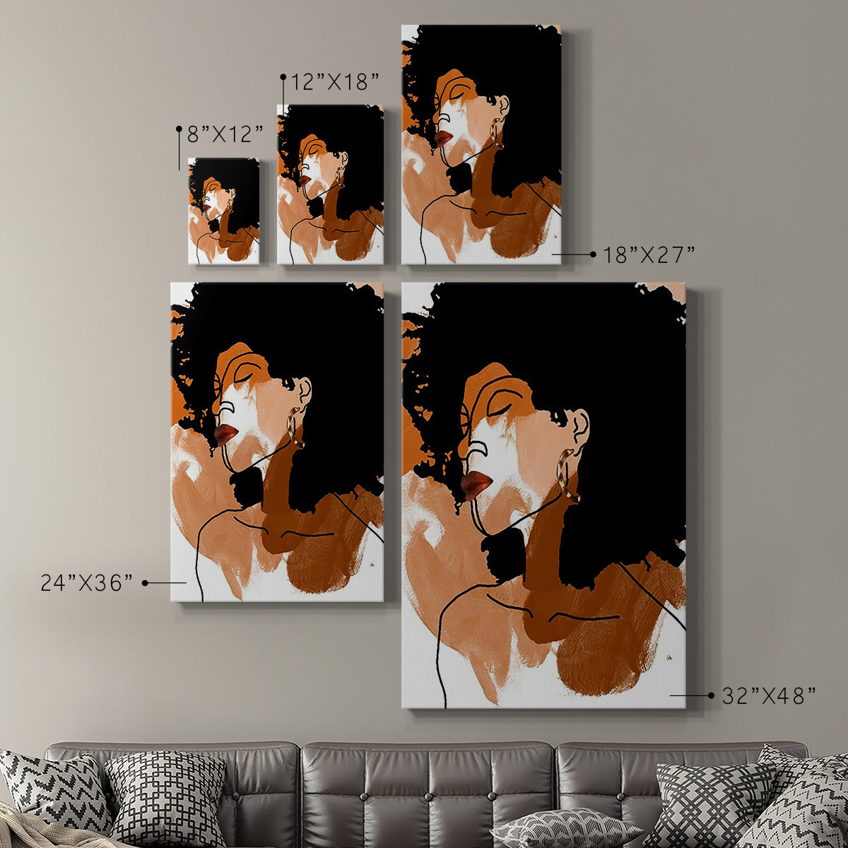 Phenomal Women II Premium Gallery Wrapped Canvas - Ready to Hang