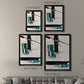 Geometry Notes II - Modern Framed Canvas Print